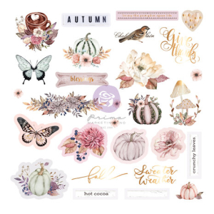 Prima Marketing Hello Pink Autumn Ephemera (28pcs) (654283)