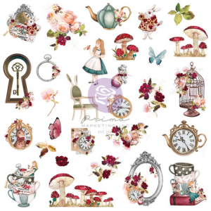 Prima Marketing Lost In Wonderland Ephemera (58pcs) (665159)