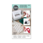 Sizzix Adhesive Sheets 2 1/2 x 4 3/4 Inch Permanent (10pcs) (663050)