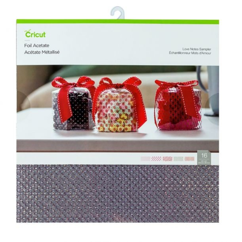 Cricut Love Notes 12x12 Inch Foil Acetate Sampler (2006309)