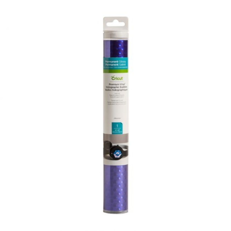 Cricut Holographic Premium Vinyl Bubbles Ultra Violet (2006548)