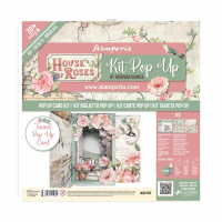 Stamperia Pop Up Kit 12x12 Inch House of Roses Tunnel (SBPOP05)