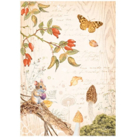 Stamperia Woodland A4 Rice Paper Selection (6pcs) (DFSA4XWL)