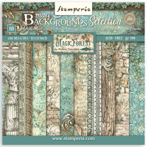 Stamperia Magic Forest 12x12 Inch Paper Pack (SBBL131)