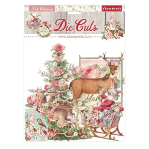 Stamperia Pink Christmas Die Cuts (43pcs) (DFLDC45) ( DFLDC45)