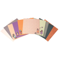 Gorjuss Gorjuss 8x8 Inch Background Paper Set (GOR-ES-PS28)