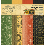 Graphic 45 Let it Bee 12x12 Inch Patterns & Solid Pack (4502377)