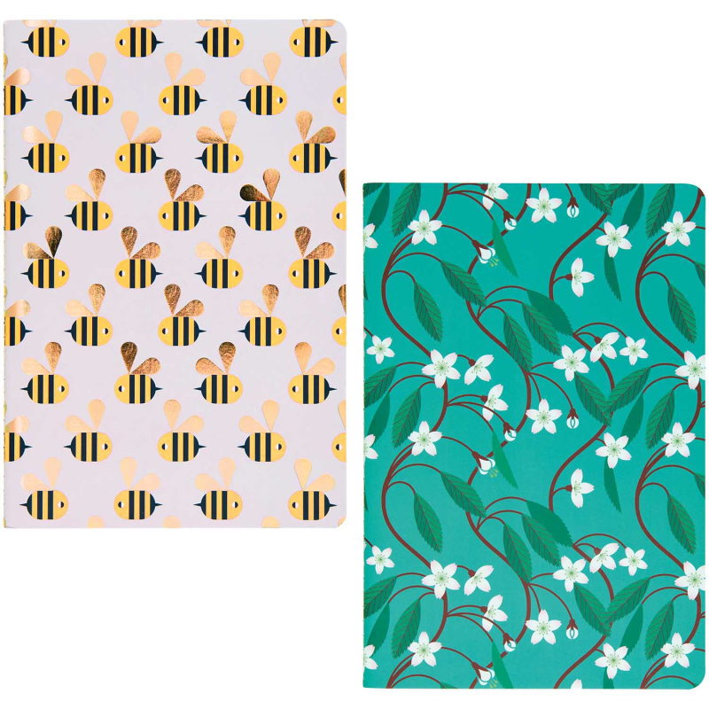 Rico-Design Notebooks Just Bees + Fruits + Flowers (300591)