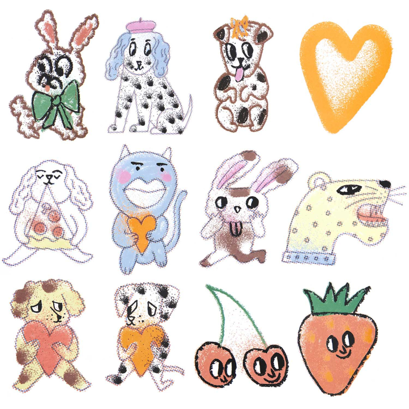 Rico Design Card and envelope set, Airbrush (300631)