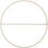 Rico-Design Metal ring with cross brace gold matt, 25cm (38007.41.53)