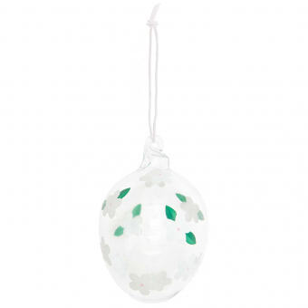 Rico-Design Glass egg "strawberry blossom" (700467)