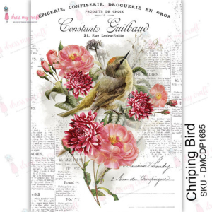 Dress My Craft Transfer Me Chirping Bird (DMCDP1685)