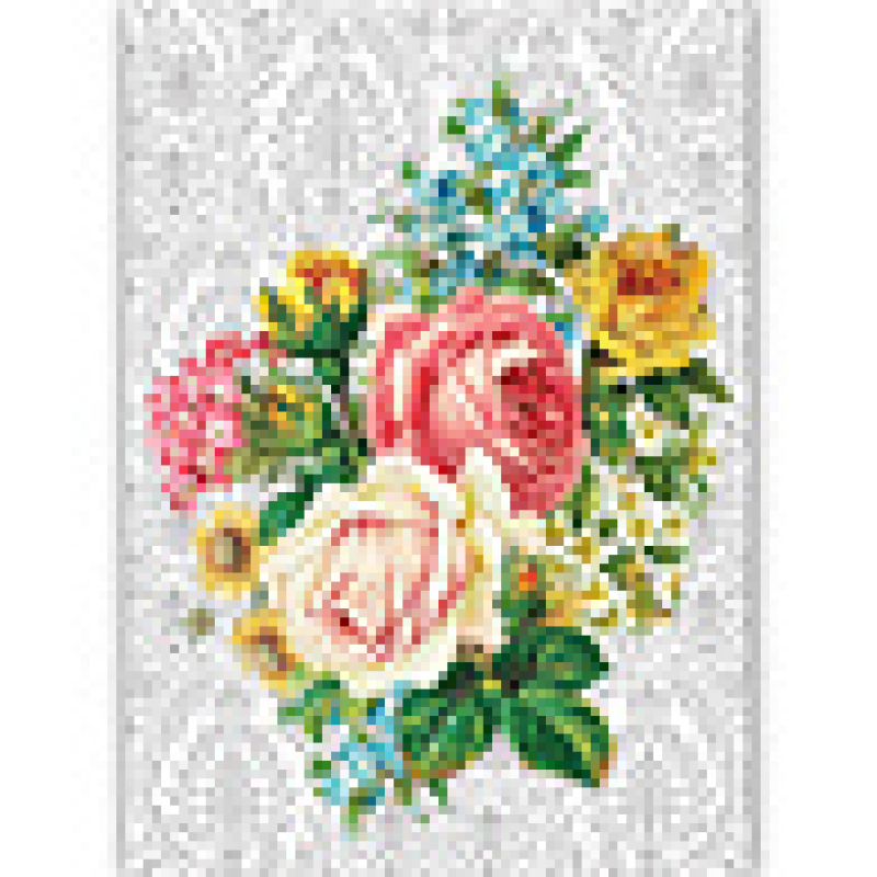 Dress My Craft Transfer Me Rose Bouquet (DMCDP1839)