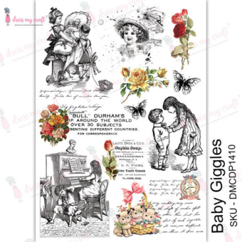 Dress My Craft Transfer Me Baby Giggles (DMCDP1410)