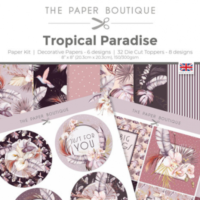 The Paper Boutique Tropical Paradise 8x8 Inch Paper Kit (PB2025)