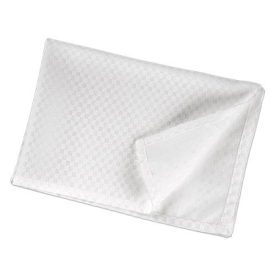 Sublimatie handdoek van katoen met een polyester boord.