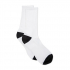 Sublimatie sokken wit met zwarte hiel en teenstuk maat 42-48 ( SOCK-V-2-42)