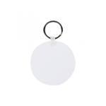 Sublimatie sleutelhanger kunststof - rond (UNI-5521)