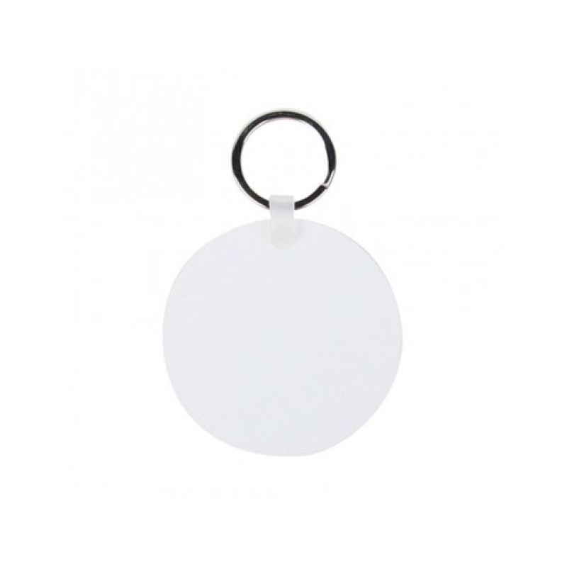 Sublimatie sleutelhanger kunststof - rond (UNI-5521)