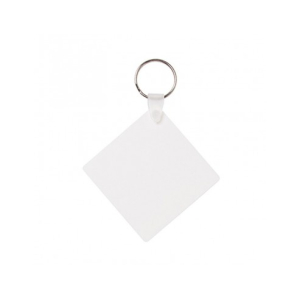 Sublimatie sleutelhanger kunststof - vierkant (7109)