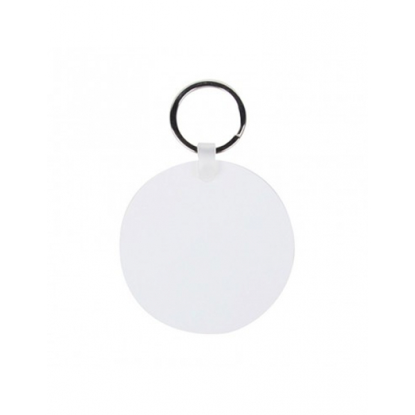 Sublimatie sleutelhanger kunststof - rond (UNI-5521)