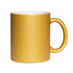 Sublimatie Mok - Mok Sparkle Donker Goud - 11oz (Sublimatie Mok Sparkle)