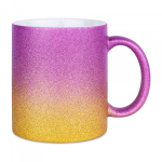 Sublimatie Mok - Mok Sparkle met kleurverloop goud/paars 11oz (SPARK-BC-GPU)