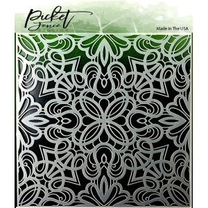 Picket Fence Studios Fancy Flourishes Stencil (SC-156)