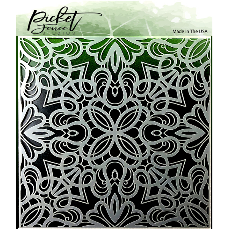 Picket Fence Studios Fancy Flourishes Stencil (SC-156)