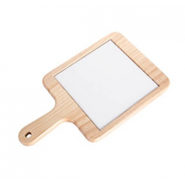 SublimatieKaas & Borrelhap Plank met tegel | 15x15 (borrel-15x15)