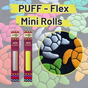 Superior Puff HTV Mini Rolls - Neon Pink (PF24MR)