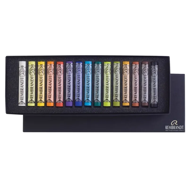 Rembrandt Soft pastel set Algemene Selectie | 15 hele pastels (31823017)