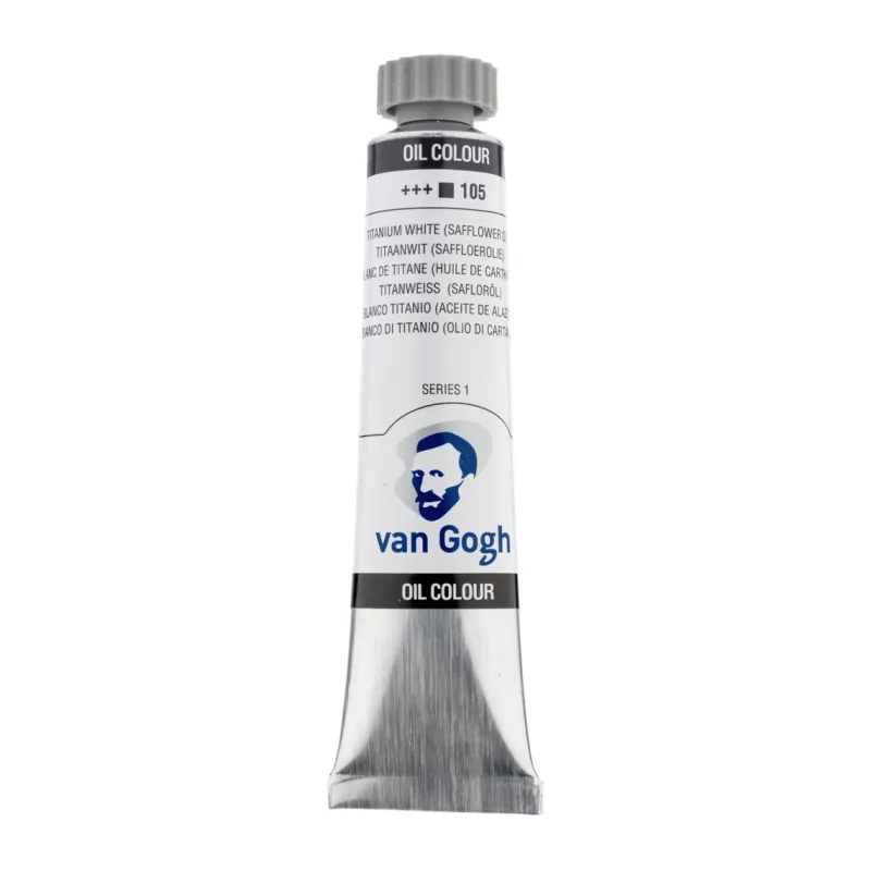 Van Gogh Olieverf Tube 20 ml Titaanwit (Saffloerolie) 105 (02041053)