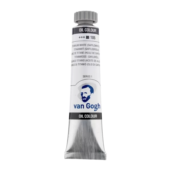 Van Gogh Olieverf Tube 20 ml Titaanwit (Saffloerolie) 105 (02041053)