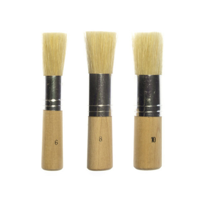 Kangaro Stencil Brushes Set No.10/8/6 (3pcs) (K-840007)
