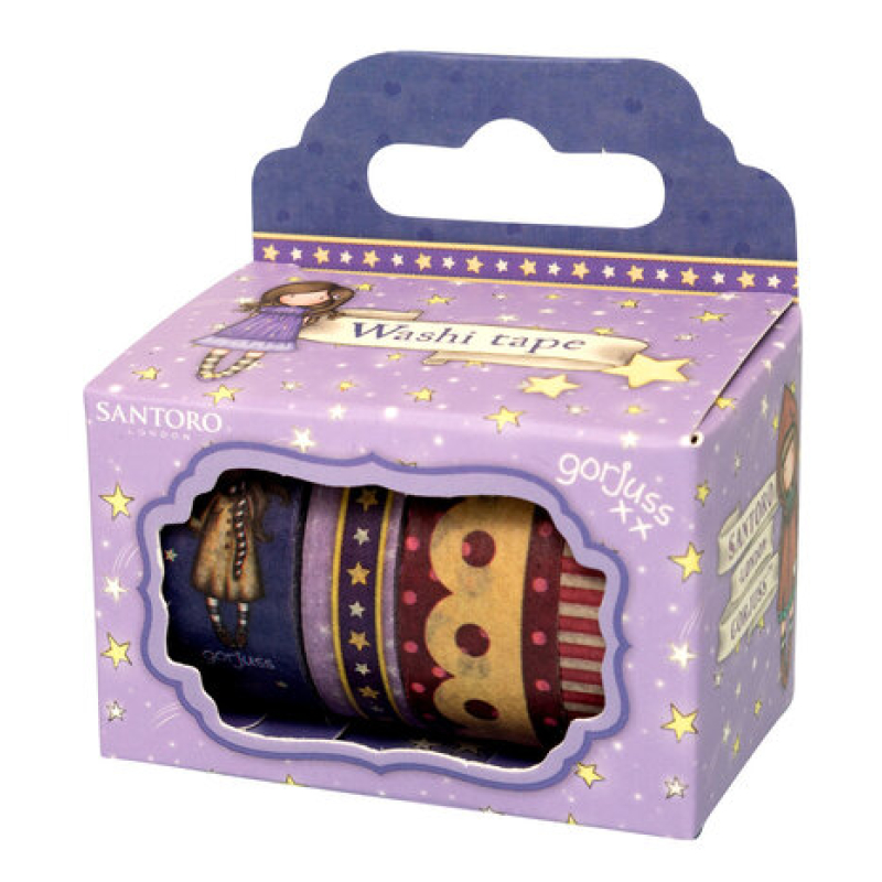 Gorjuss Gorjuss Washi Tape (4pcs) (GOR-ES-WASH13)