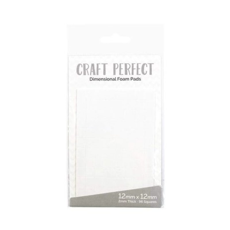 Dimensional Foam Pads White (12mm) (9751e)
