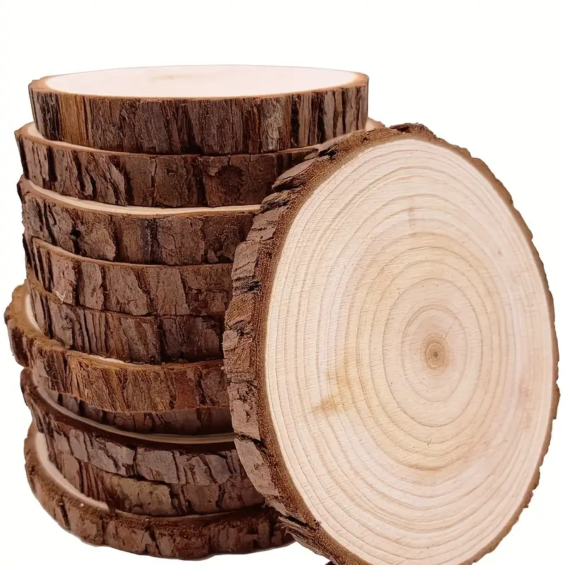 Boomschijf 6 cm  10 stuks