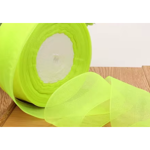 CMP Organza rol 45 meter Fluor green