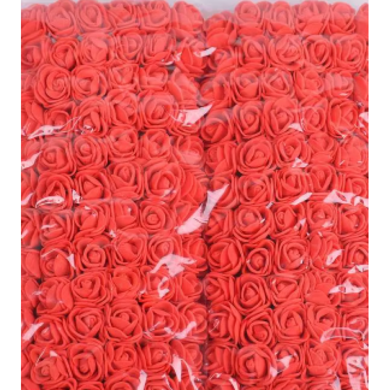 Mini roosjes 2 cm rood