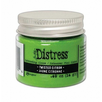 Ranger Distress embossing glaze Twisted citron (TDE79224)