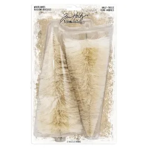 Tim Holtz Idea-ology Woodland Tree Lot Half Tree (2pcs) (TH93767)