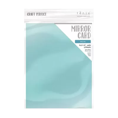 Tonic Craft Perfect Mirror Card A4 Satin Effect Silky sky (9476E)