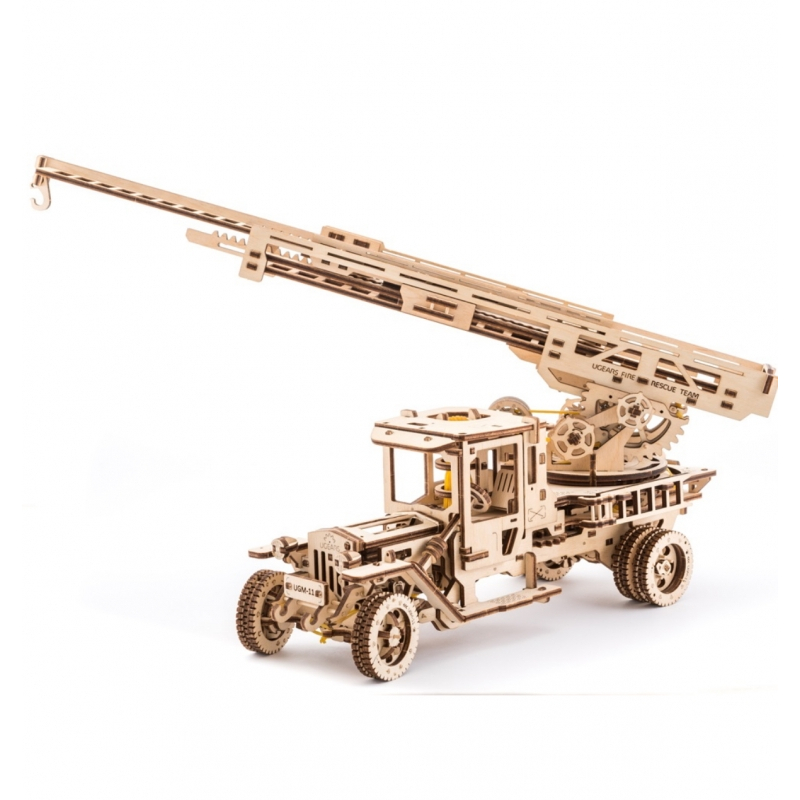 Ugears Bransweerauto met Ladder (4820184120310)