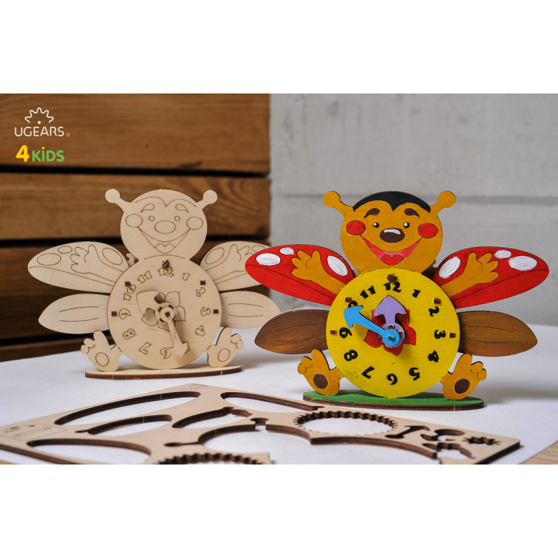 UGears Kids Kleuren model Klokken (80016)