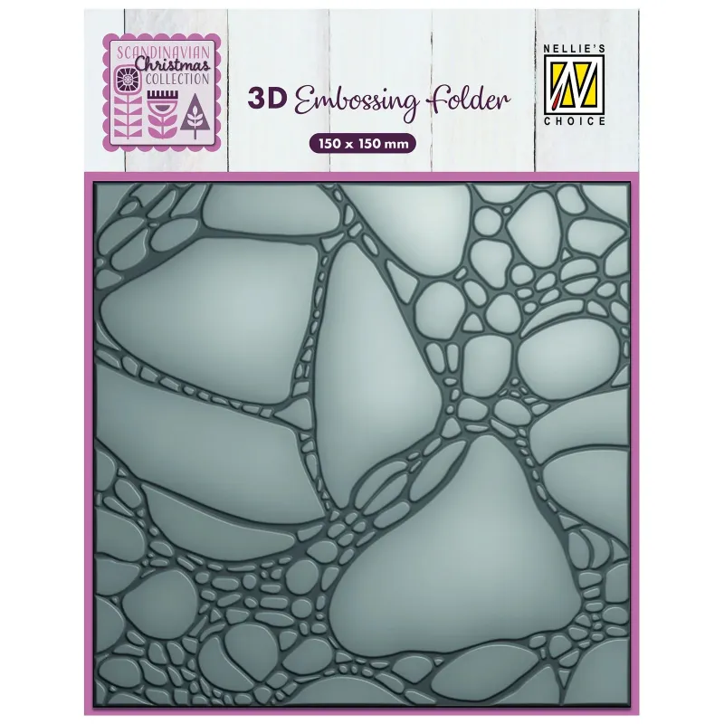 Nellie's Choice - 3D Embossing folder Paint Bubble (EF3D101)