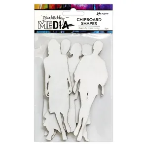 Ranger  Dina Wakley Media chipboard shapes The women (MDA74984)