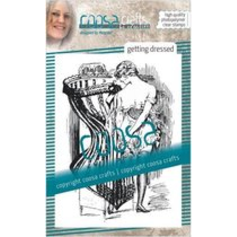 COOSA Crafts • Clear stempel Fusion #10 Getting dressed (COC-065)