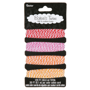 Darice • Bakers Twine cotton threat 4x9,1m Candylane (BT109)
