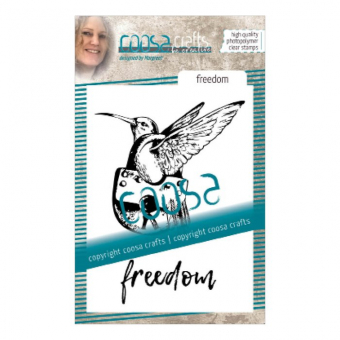 COOSA Crafts • Clear stempel Fusion #9 Freedom (COC-059)